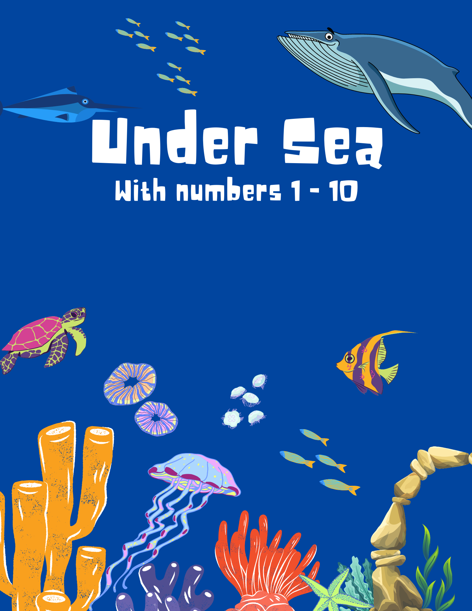 Under the Sea Coloring Book – Kouao Books