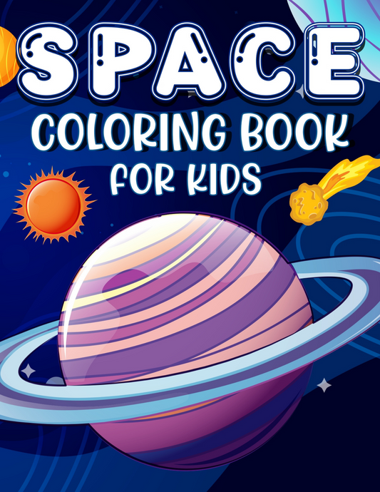 Outer Space Coloring Book