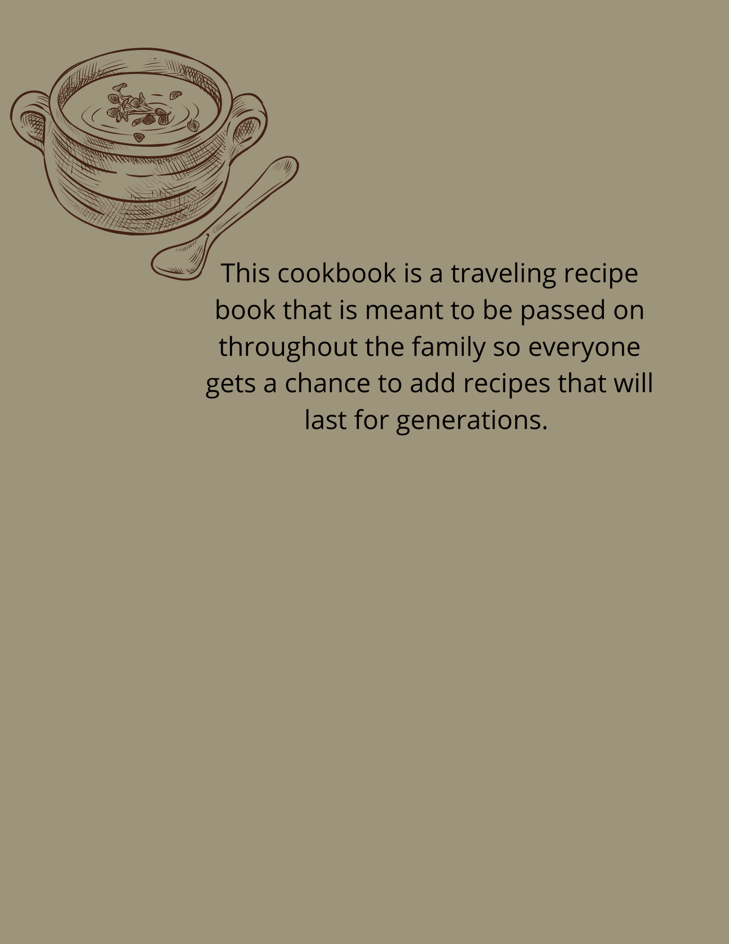 The Traveling Cookbook