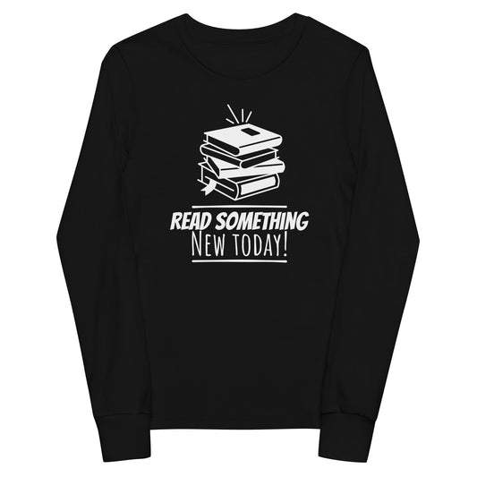 Read Something New Today Youth long sleeve tee