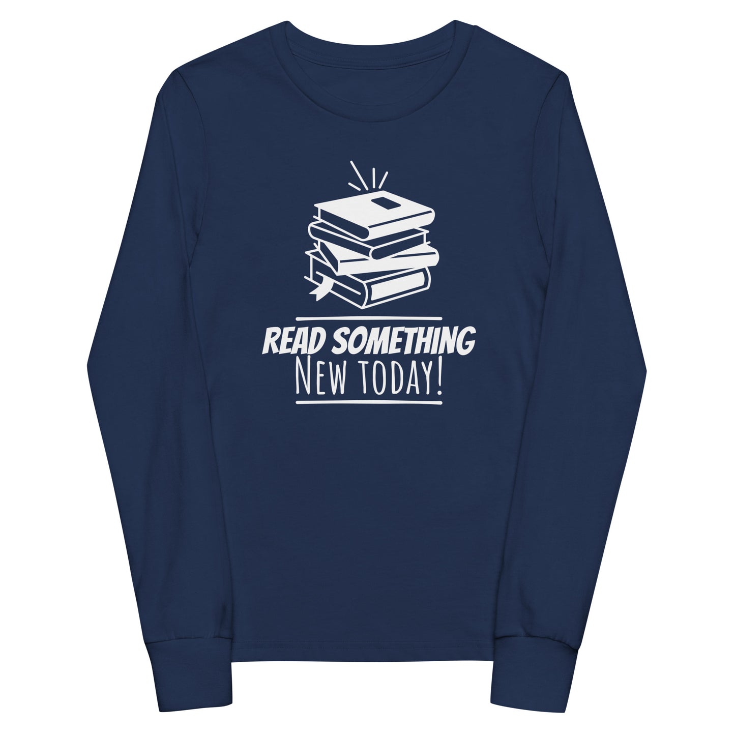 Read Something New Today Youth long sleeve tee